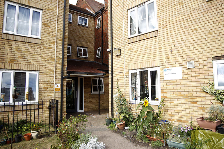 Turret Green Court entrance