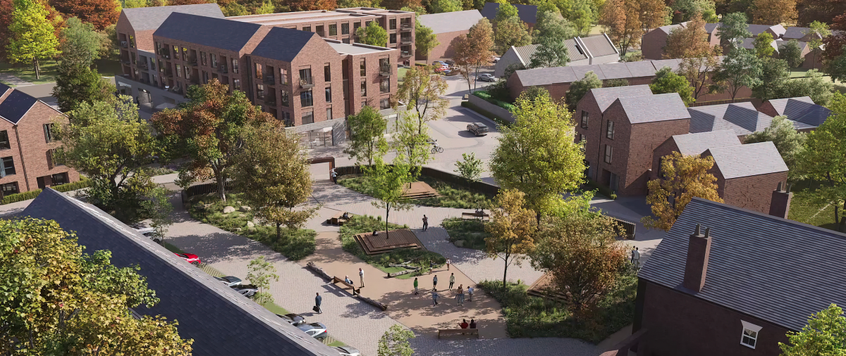 CGI of the development