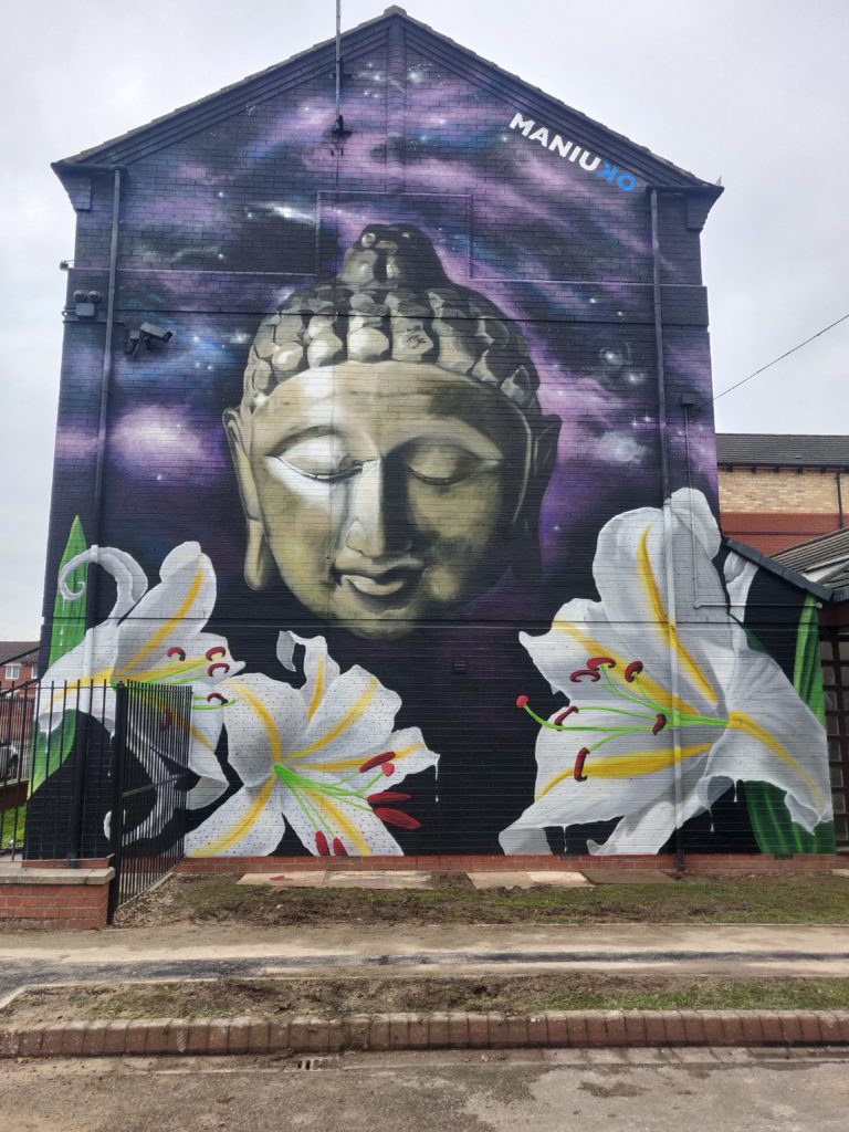 30ft mural on city’s homeless service