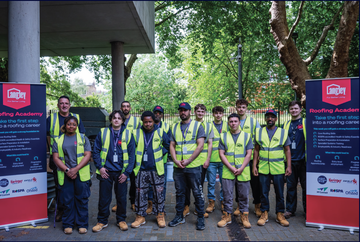Group of apprentices on the training programme