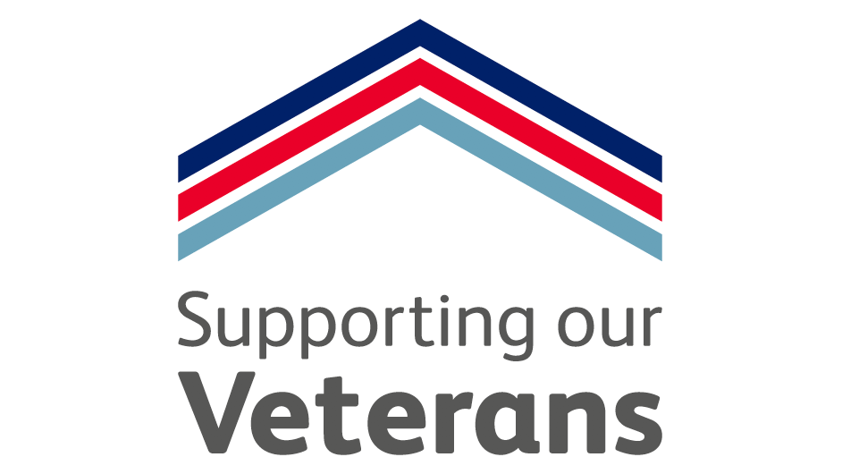 Supporting our veterans logo