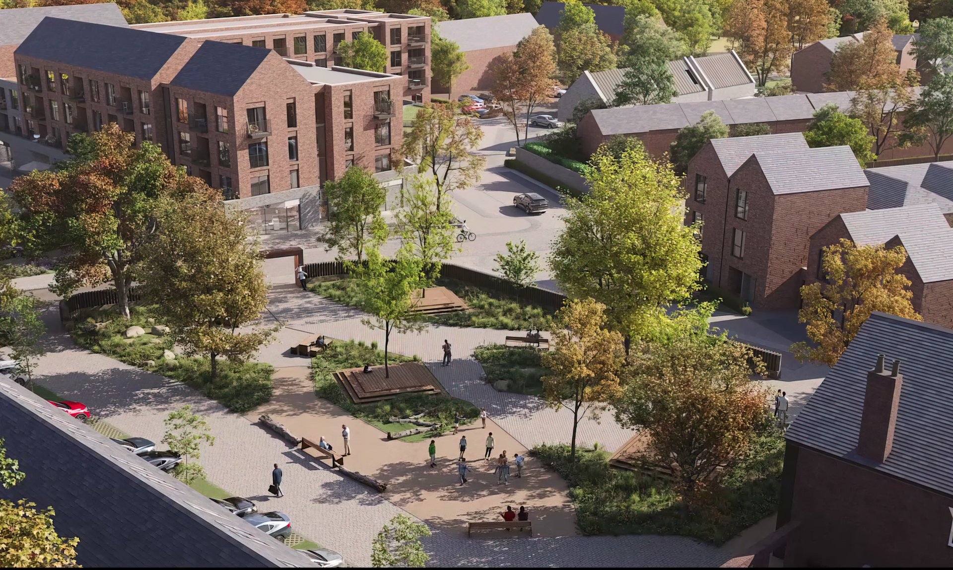 CGI of the development