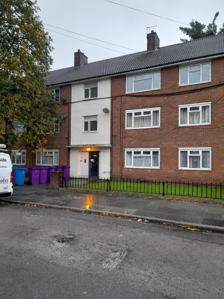 The exterior of a block of flats