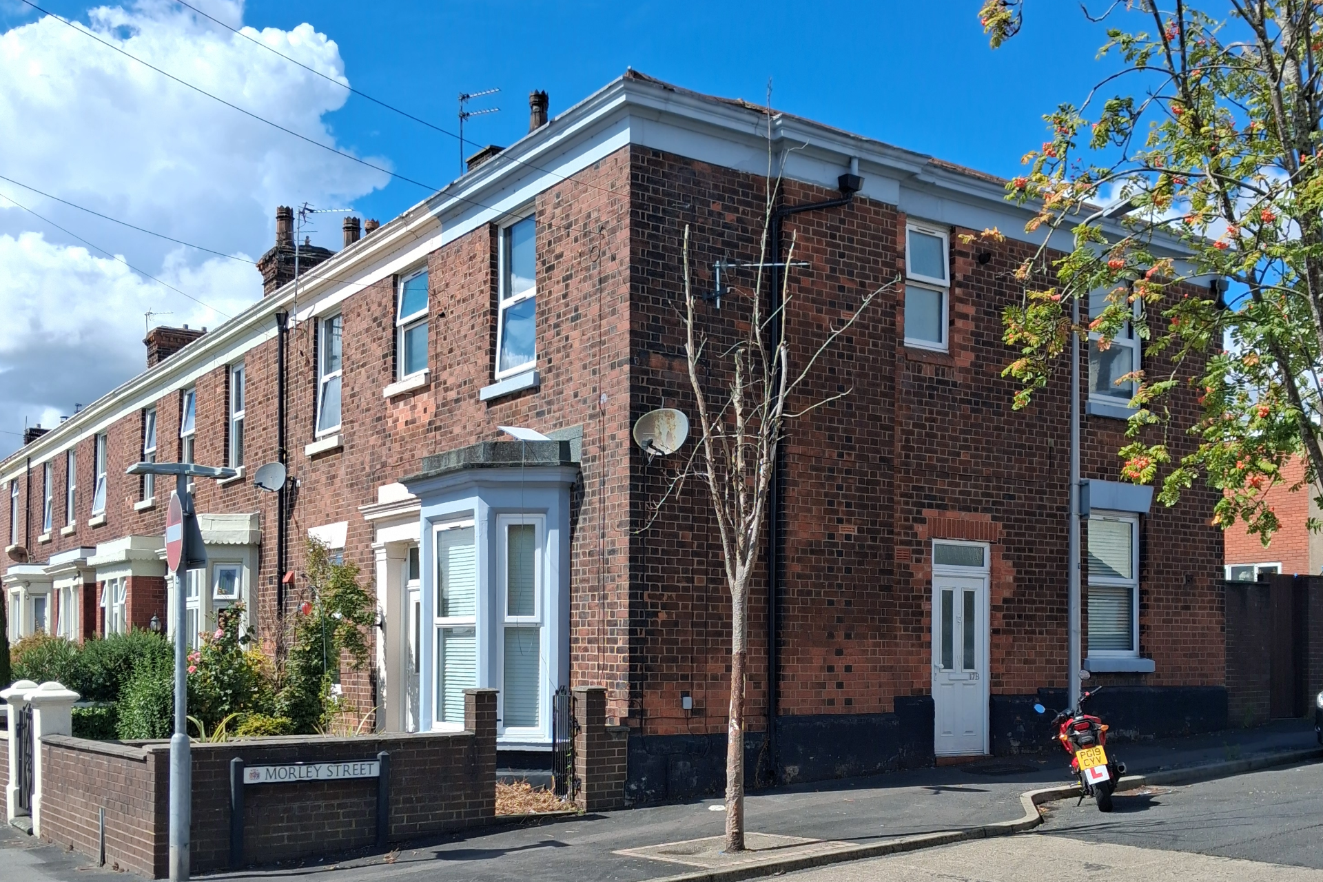 Outside view of property