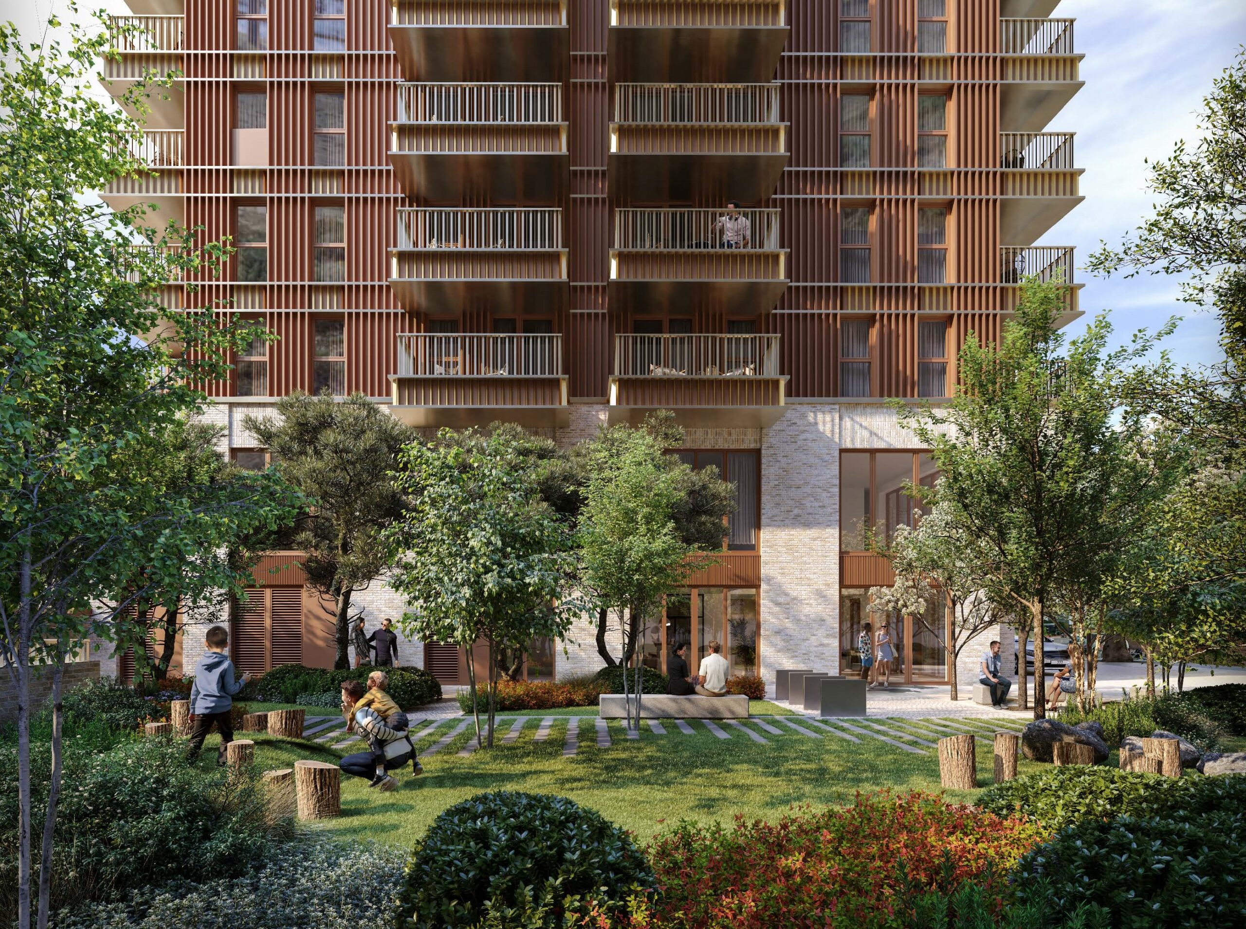 CGI of the development