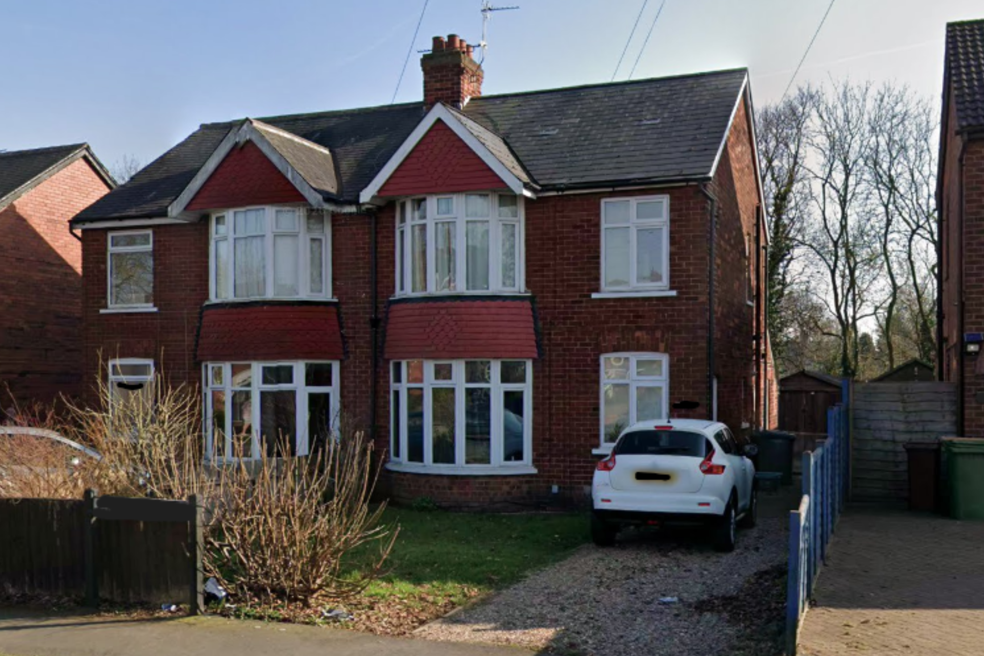 Outside view of property