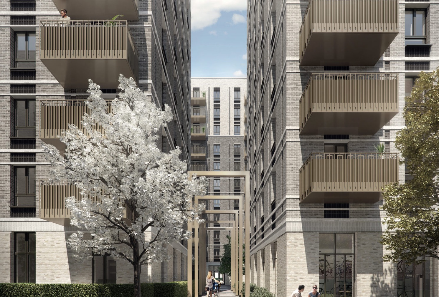CGI of the development