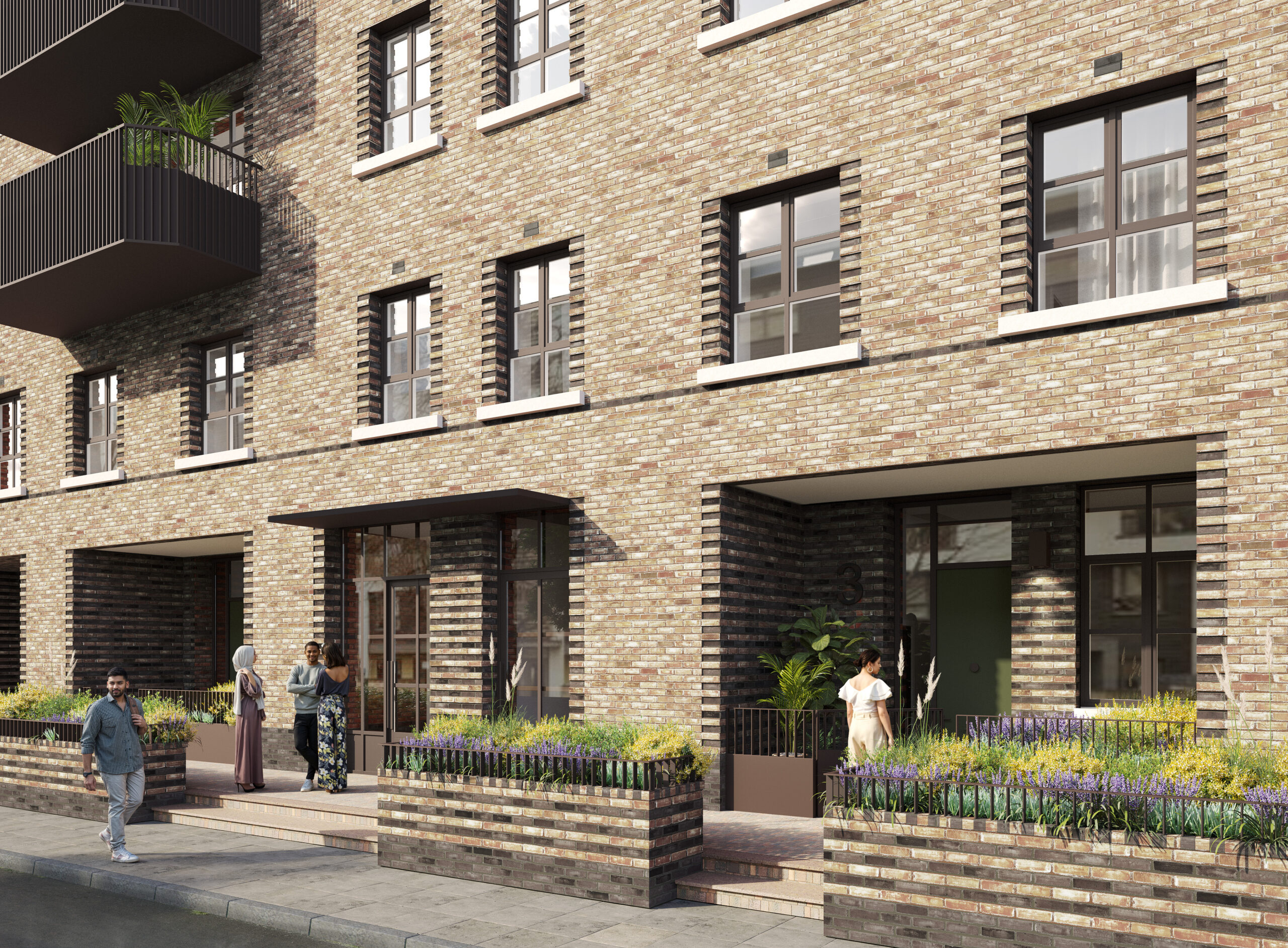 CGI of the development