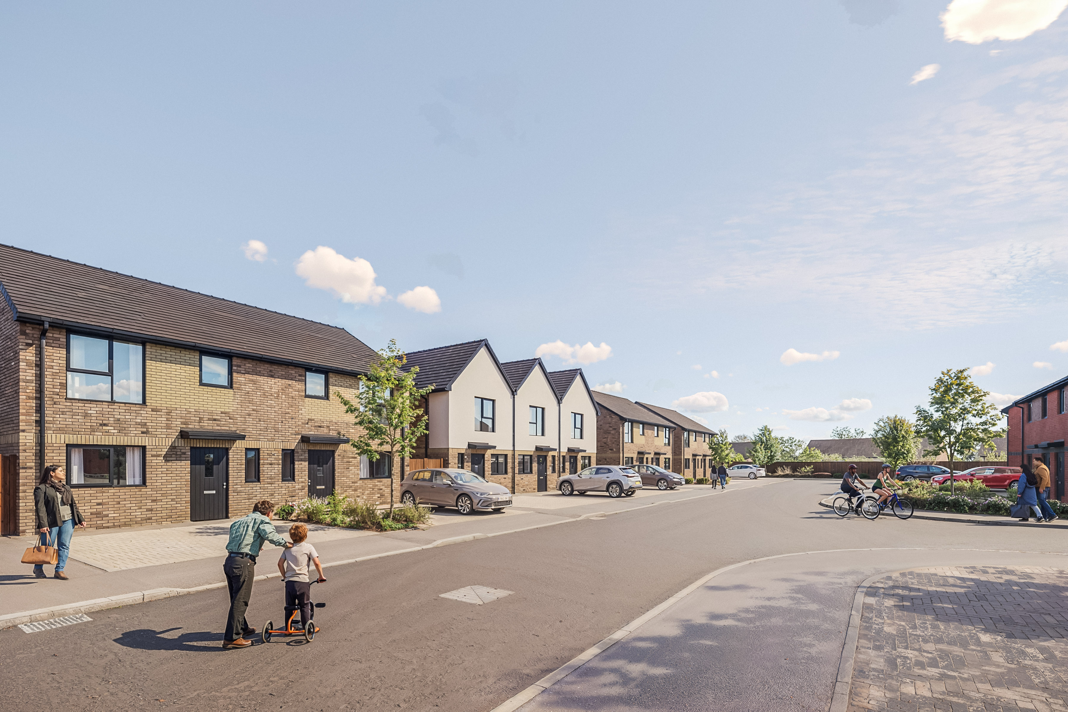 CGI of the development