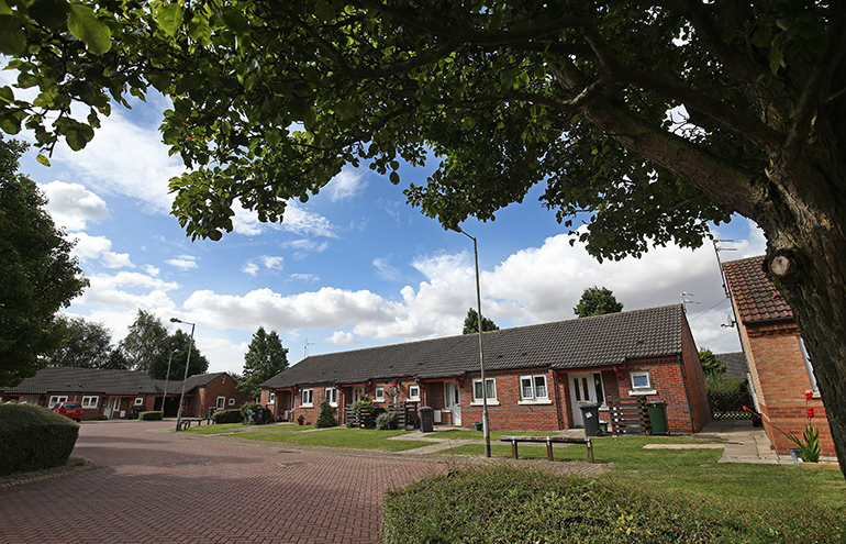 Exterior of Acacia Court scheme.