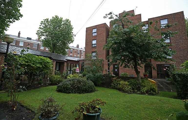Gardens at Cathedral Court, Liverpool