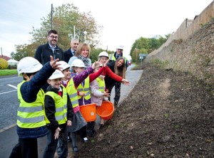 Mickley Wildflower planting