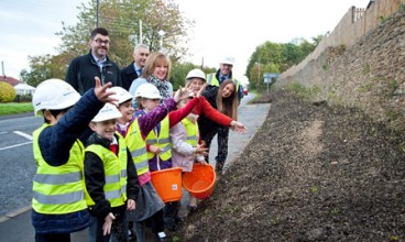 Mickley Wildflower planting