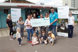 Thorpe's Resource Centre donation