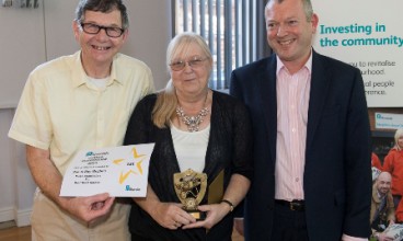 Ray & Sue Hogben from North Bransholme win best back garden award