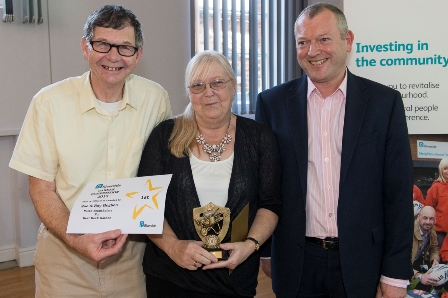 Ray & Sue Hogben from North Bransholme win best back garden award