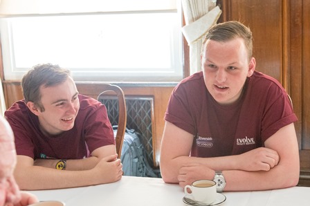 Apprentices Scott Boothby and Kyle Beacock