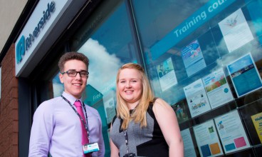 New Cumbria apprentices Beth Pattinson and Connor Bulman