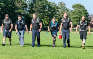 The Walking with the Wounded veterans on their tour of Britain