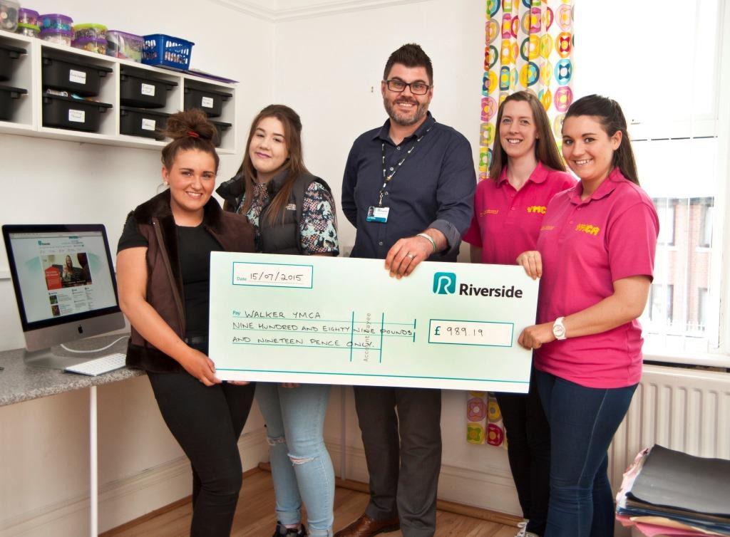 We donated more than £900 to Walker YMCA to fund a new computer