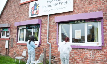 Volunteers get stuck in at Wor Hoose