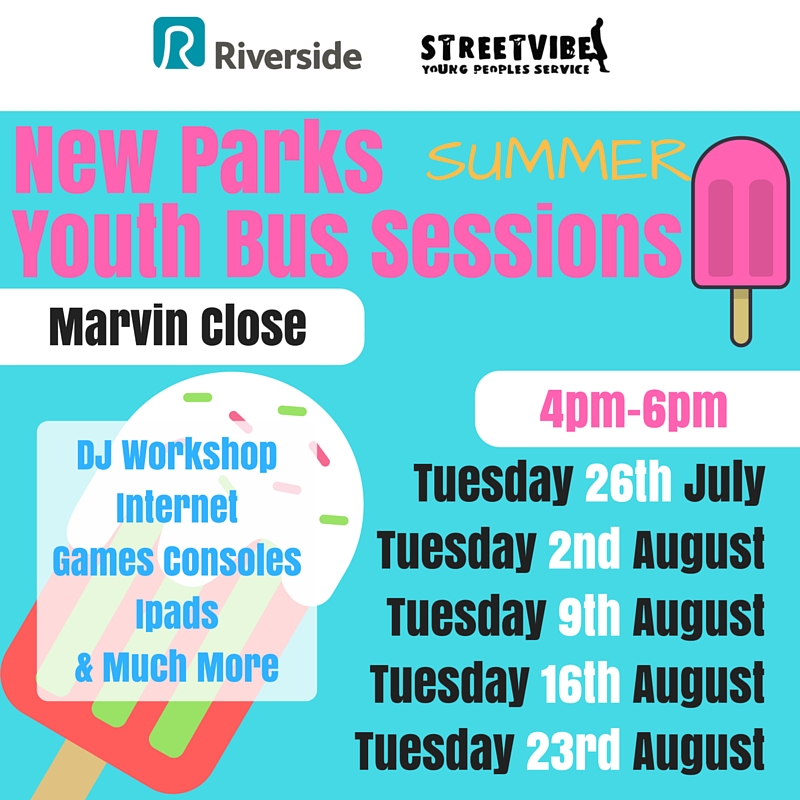 Streetvibes youth bus in Marvin