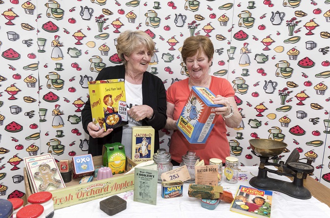 Riverside residents and sisters Rita Connelly and Betty Hughes in the rem pod at Windsor Court, Bootle