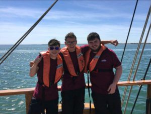Evolve apprentices Luke Keough, Connor Marshall and Josh Demir  took to the seas sailed the SS Duke of Pembroke for the Apprentice Ship Cup tournament. 