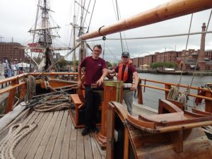 Evolve apprentices Luke Keough, Connor Marshall and Josh Demir  took to the seas sailed the SS Duke of Pembroke for the Apprentice Ship Cup tournament. 