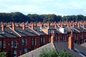Roof tops in Headingley, Leeds.
