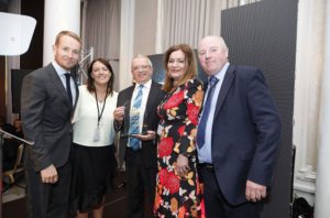 Silverbirch near Newcastle has won Gold in the prestigious First Time Buyer Readers’ Award 2018. Colleagues from Riverside Home Ownership and Development and Growth with A Place in the Sun presenter Jonnie Irwin.