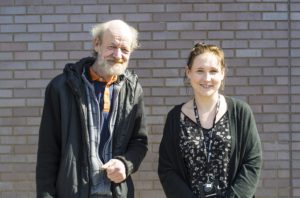 Engage Leeds celebrate their first birthday. Here's Alan with his Support Worker Kelly from Riverside.