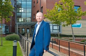 John Glenton, Riverside’s Executive Director for Care and Support, outside The Crossings in Hull