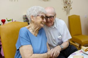 Jim and Margaret McNally of Hawthorne Court Retirement Living Scheme in Litherland celebrate 65th wedding anniversary.