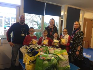 Riverside’s Area Manager, Colin West, visited the school and thanked the children for their generosity.