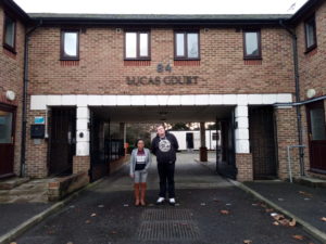 Tom Picknell, from Romford, lived at Lucas Court in Romford for four years before moving into a home of his own earlier this year.