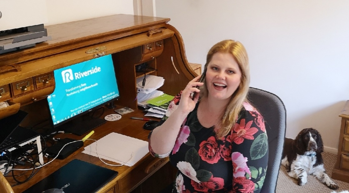 Grace Connor, who works with Riverside’s Business Development team covering the Midlands and South West, immediately stepped up to make calls from her home in Northamptonshire. Riverside contacted 7,500 customers, including 99.5% of Retirement Living residents aged over 55, with Grace making contact herself with more than 250 people.