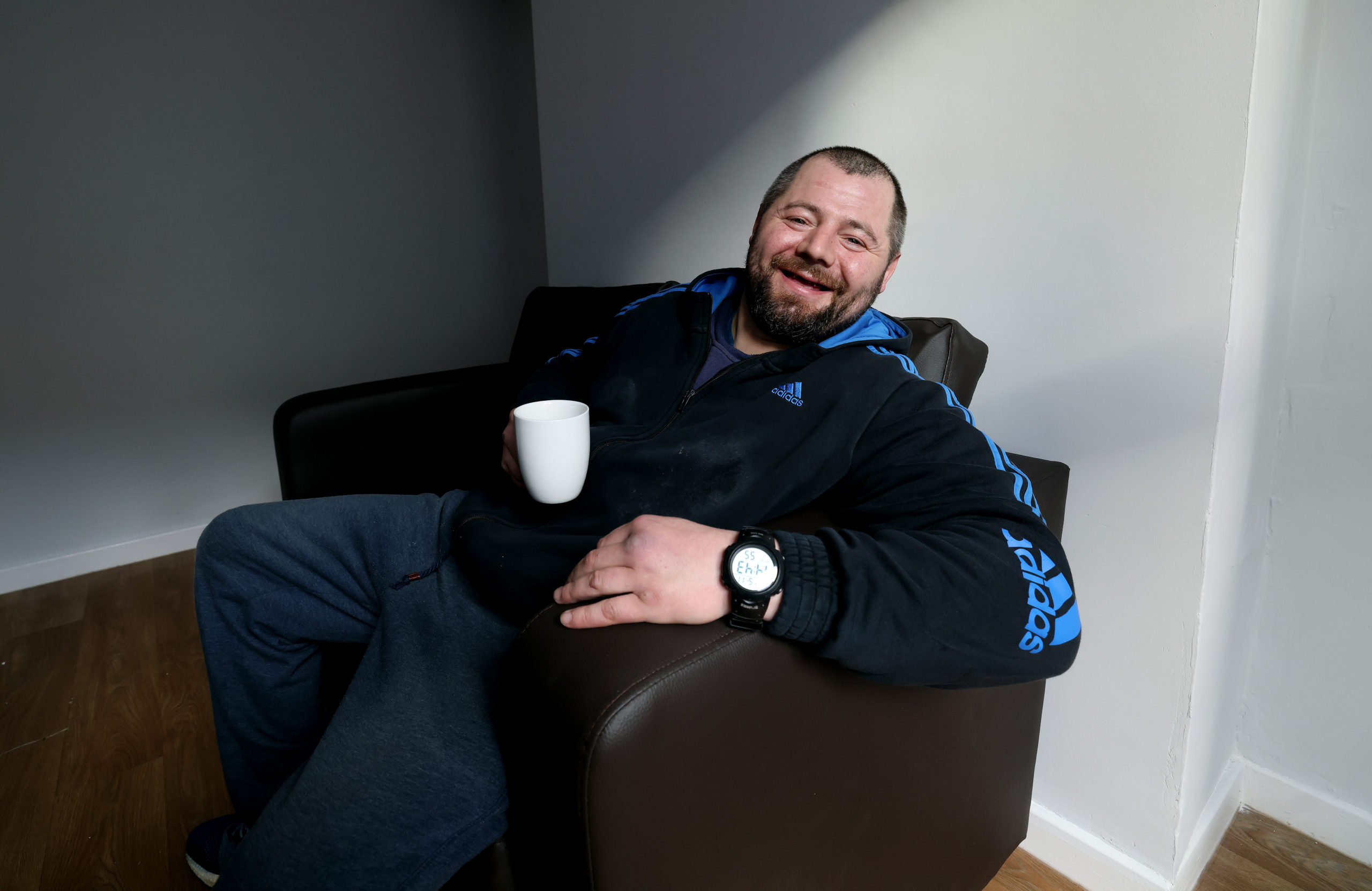Peter, 40, intermittently slept rough for more than six years but has now moved into a one-bedroom terrace in the city. Under Next Steps Accommodation Programme (NSAP) he is the first person to move into a property with social housing provider Riverside.