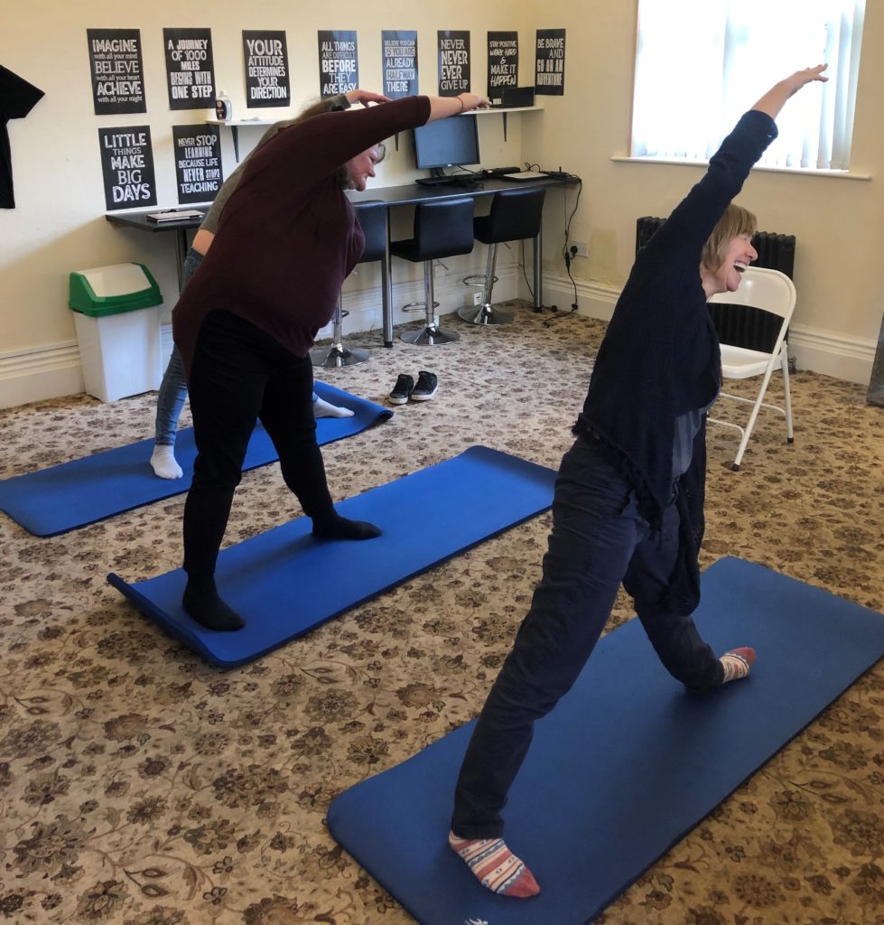 Mindfulness yoga at Newbury House