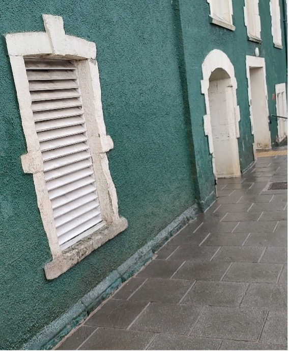slippery walkway